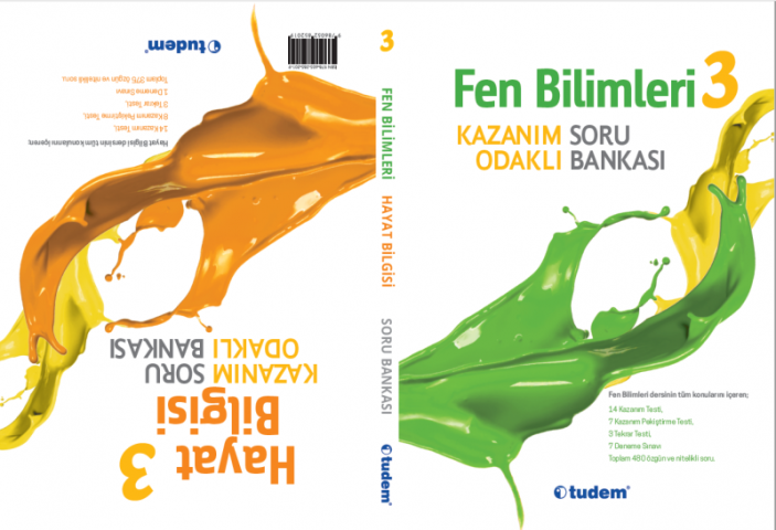 3. Sınıf Fen Bilimleri ve Hayat Bilgisi Kazanım Odaklı Soru Bankası Tudem Yayınları