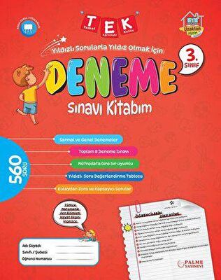 3. Sınıf Tek Deneme Sınavı Kitabım Palme Yayıncılık
