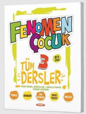 3. Sınıf Tüm Dersler Fenomen Yayınları