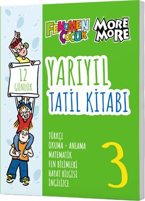 3. Sınıf Yarıyıl Tatil Kitabı Fenomen Yayınları