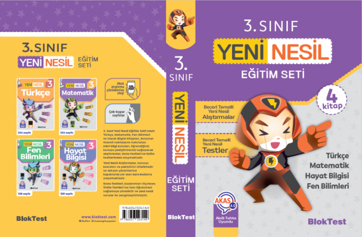 3. Sınıf Yeni Nesil Eğitim Seti Bloktest Yayınları
