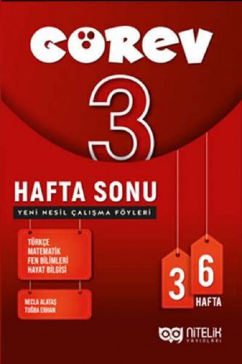 3.Sınıf Görev Hafta Sonu Yeni Nesil Çalışma Föyü Yeni Nitelik Yayınları