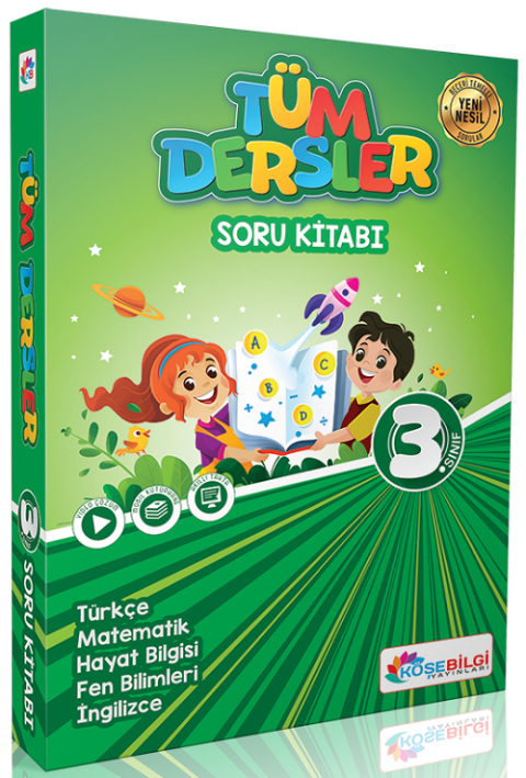 3.Sınıf Tüm Dersler Soru Bankası Köşebilgi Yayınları