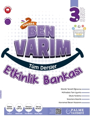 3.Sınıf Yanında Ben Varım Kitabı Tüm Dersler Etkinlik Bankası Palme Yayınları