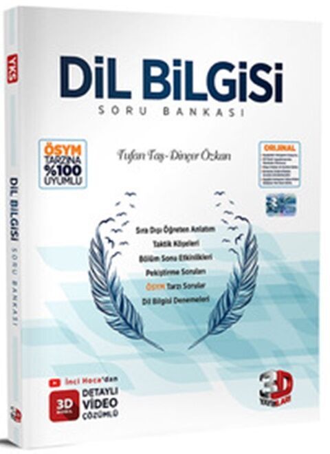 Dil Bilgisi Soru Bankası 3D Yayınları