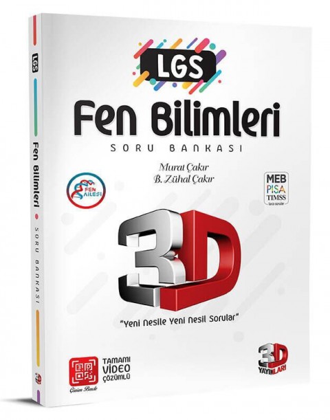 2023 LGS Fen Bilimleri Soru Bankası 3D Yayınları