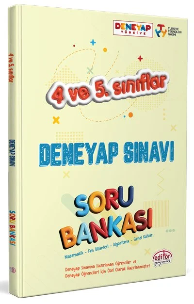 4-5. Sınıf Deneyap Soru Bankası Editör Yayınları