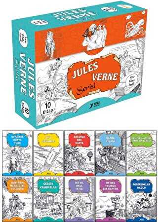 4. Sınıf Jules Verne Serisi 10 Kitaplık Set Yuva Yayınları