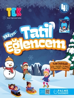 4. Sınıf TEK Yarı Yıl Tatil Eğlencem Palme Yayınları