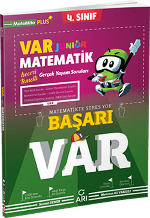 4. Sınıf Matematik Junior VAR Soru Bankası Arı Yayınları