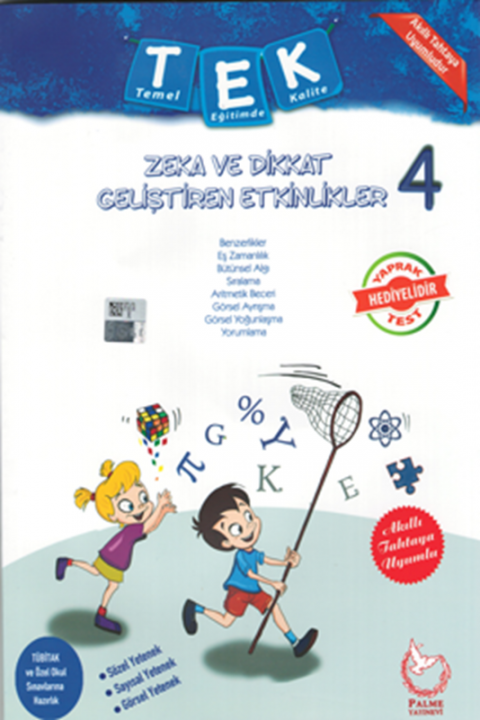 4. Sınıf Zeka ve Dikkat Geliştiren Etkinlikler (Yaprak Test Hediyeli) Palme Yayınları