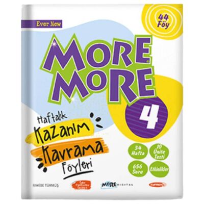 4.Sınıf More More Haftalık Kazanım Kavrama Föyleri 44 Föy Kurmay ELT