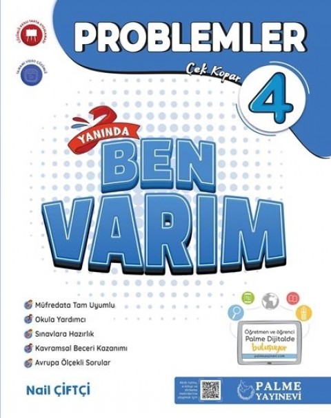 4.sınıf Problemleri Yanında Ben Varım Soru Kitabı Palme Yayınları