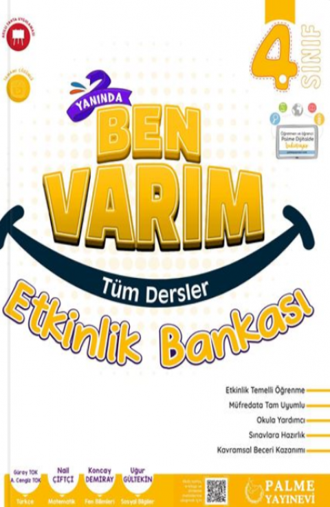 4.sınıf Tüm Dersler Etkinlik Bankası Yanında Ben Varım Palme Yayınları