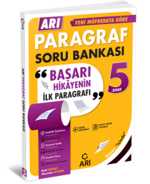 5 Sınıf Arı Paragraf Soru Bankası Arı Yayınları