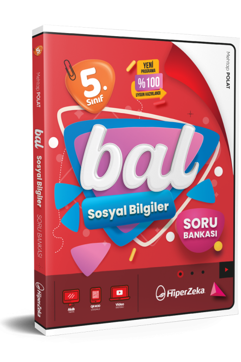 5. Sınıf Bal Sosyal Bilgiler Soru Bankası Hiper Zeka Yayınları