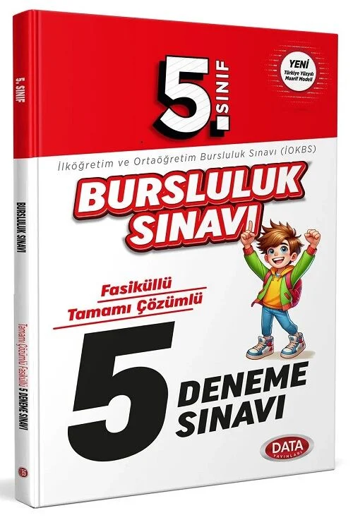 5. Sınıf Bursluluk Sınavı 5 Deneme Çözümlü Data Yayınları
