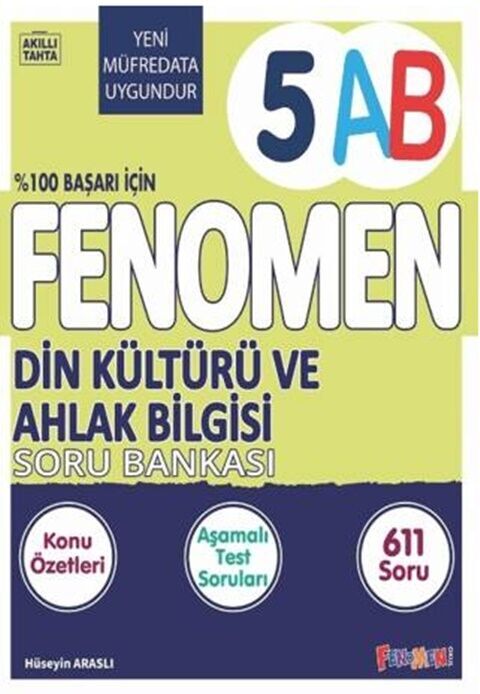 5. Sınıf Din Kültürü ve Ahlak Bilgisi A ve B Fenomen Soru Bankası Fenomen Yayınları