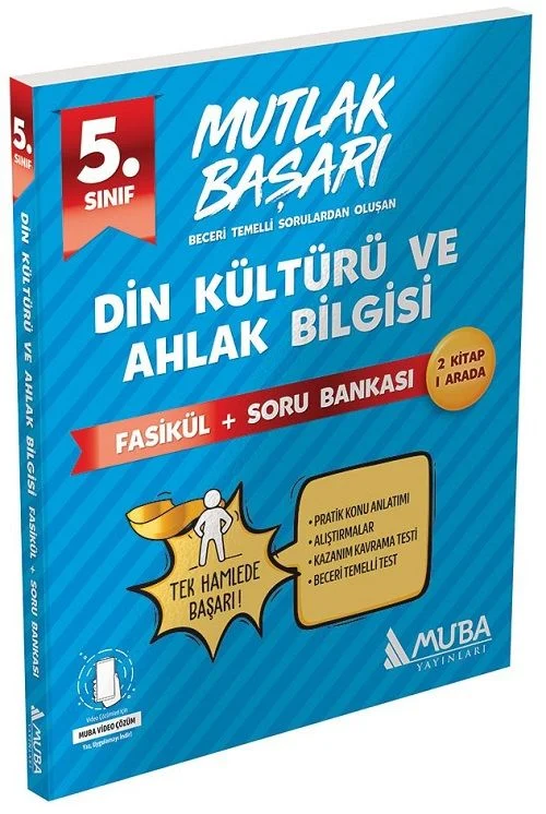 5. Sınıf Din Kültürü ve Ahlak Bilgisi Mutlak Başarı Fasikül+Soru Bankası Muba Yayınları