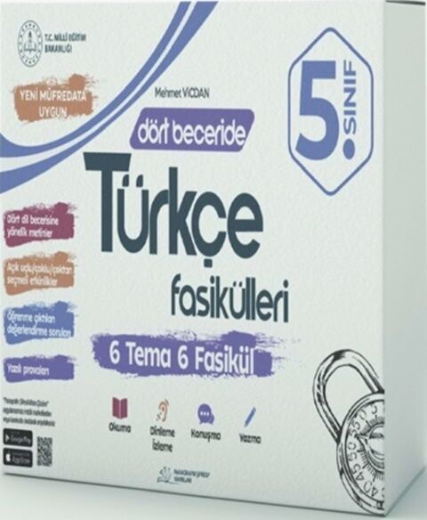5. Sınıf Dört Beceride Türkçe Fasikülleri Paragrafın Şifresi Yayınları