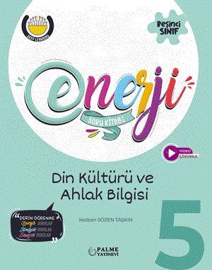 5. Sınıf Enerji Din Kültürü ve Ahlak Bilgisi Soru Kitabı Palme Yayınları