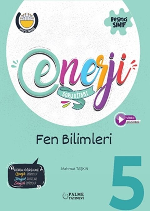 5. Sınıf Enerji Fen Bilimleri Soru Kitabı Palme Yayınları