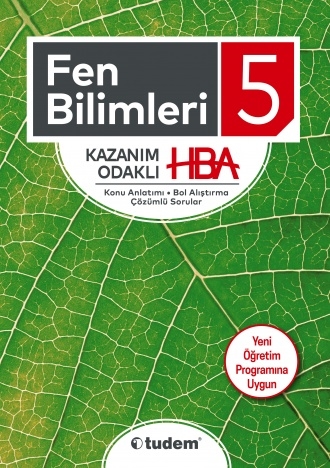 5. Sınıf Fen Bilimleri Kazanım Odaklı HBA Tudem Yayınları