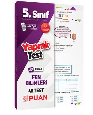 5. Sınıf Fen Bilimleri Yaprak Test Puan Yayınları
