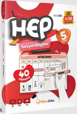 5. Sınıf HEP Sosyal Bilgiler Haftalık Deneme Föyleri Hiper Zeka Yayınları
