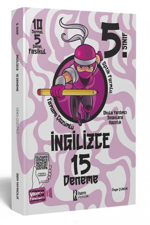 5. Sınıf İngilizce 15 Deneme İsem Yayıncılık