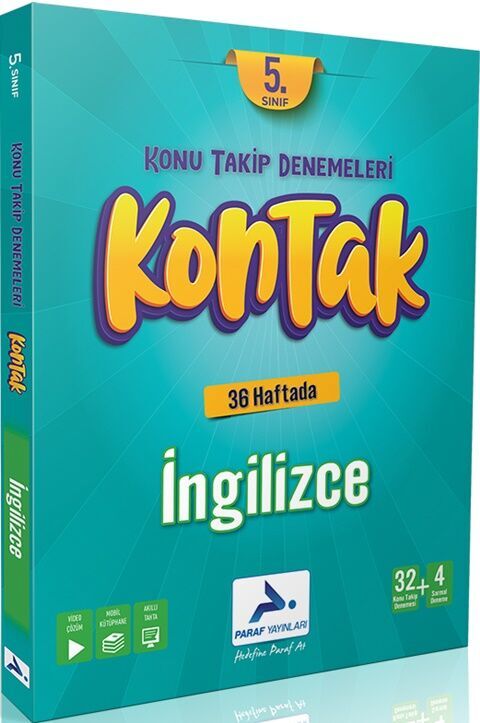 5. Sınıf İngilizce Kontak Denemeleri Paraf Yayınları