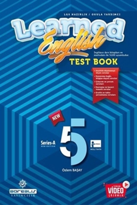 5. Sınıf Learned English Test Book Borealis Yayınları