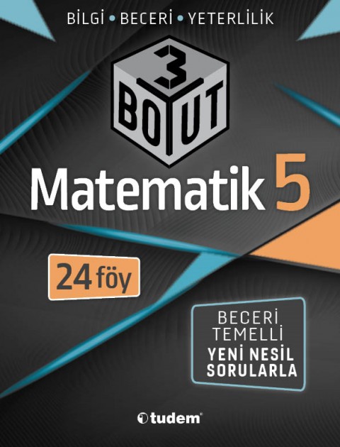 5. Sınıf Matematik 3 Boyut 24 Föy Tudem Yayınları