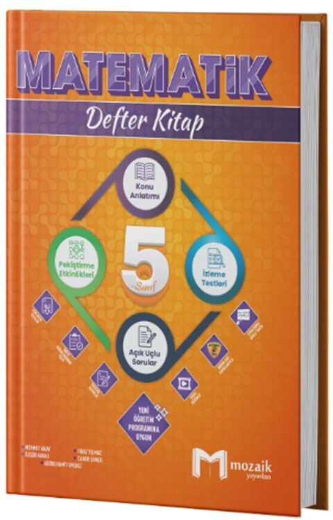 5. Sınıf Matematik Defter Kitap Mozaik Yayınları