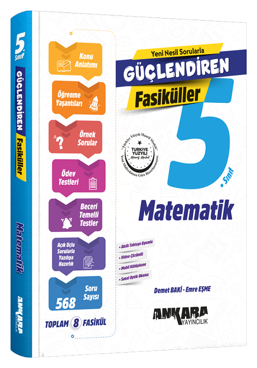 5. Sınıf Matematik Güçlendiren Fasiküller Ankara Yayıncılık