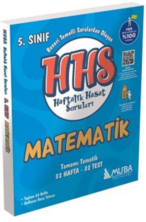5. Sınıf Matematik Haftalık Hasat Soruları Muba Yayınları