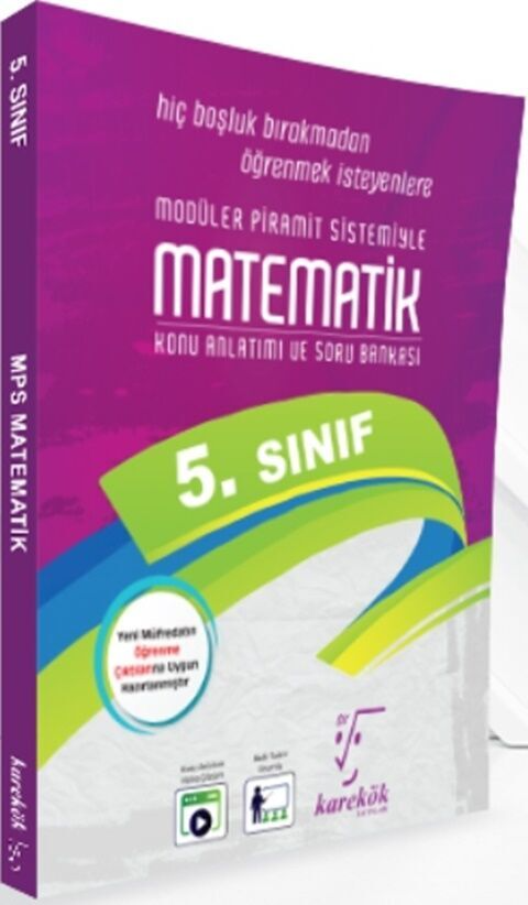 Karekök 5. Sınıf Matematik MPS Konu Anlatımlı Soru Bankası Karekök Yayınları