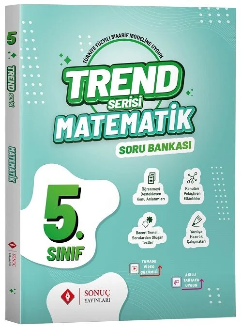 5. Sınıf Matematik Trend Soru Bankası Sonuç Yayınları