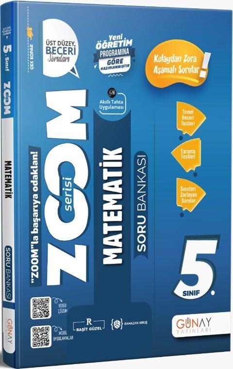 5. Sınıf Matematik Zoom Soru Bankası Günay Yayınları