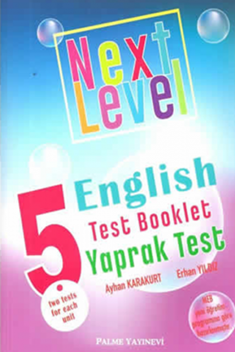 5. Sınıf Next Level Englısh Test Booklet Yaprak Test YENİ Palme Yayınları