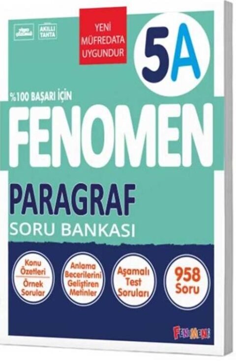 5. Sınıf Paragraf Fenomen A Soru Bankası Fenomen Yayınları
