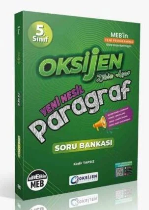 5. Sınıf Paragraf Oksijen Soru Bankası Oksijen Yayınları