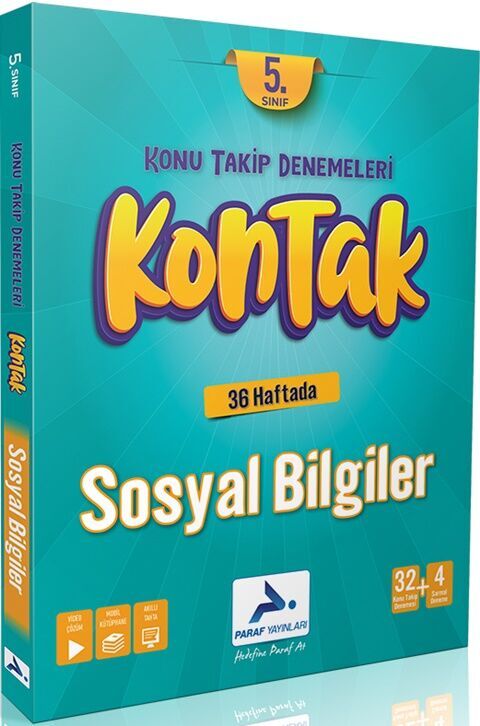 5. Sınıf Sosyal Bilgiler Kontak Denemeleri Paraf Yayınları