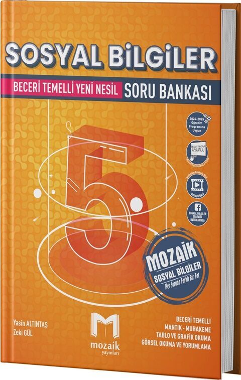 5. Sınıf Sosyal Bilgiler Soru Bankası Mozaik Yayınları