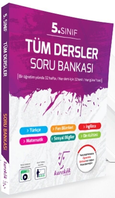 5. Sınıf Tüm Dersler Soru Bankası Karekök Yayınları
