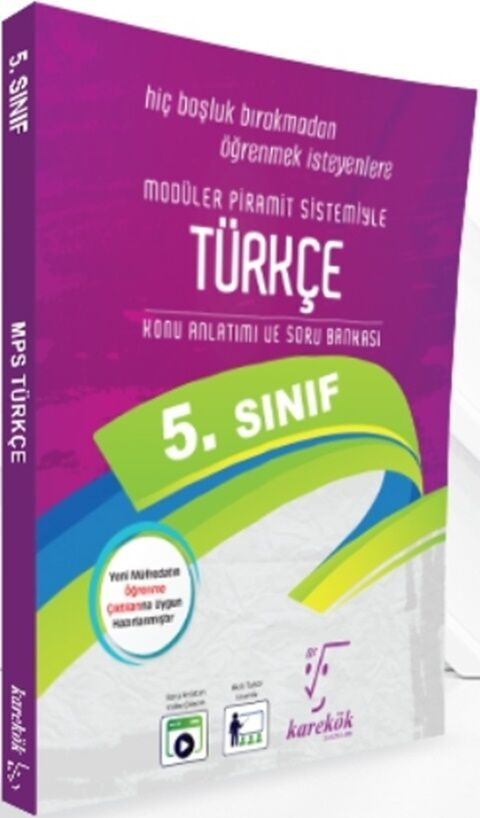 Karekök 5. Sınıf Türkçe MPS Konu Anlatımlı Soru Bankası Karekök Yayınları