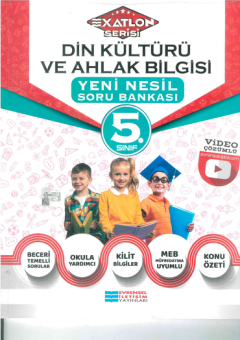 5.Sınıf Din Kültürü ve Ahlak Bilgisi Video Çözümlü Soru Bankası Evrensel İletişim