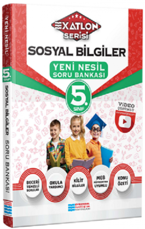 5.Sınıf Sosyal Bilgiler Soru Bankası Evrensel İletişim Yayınları