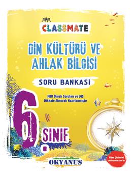 6. Sınıf Din Kültürü Ve Ahlak Bilgisi Classmate Soru Bankası Okyanus Yayınları