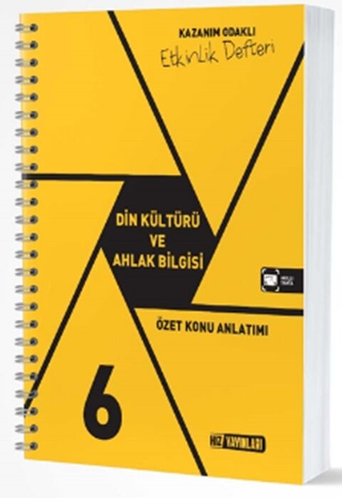 6. Sınıf Din Kültürü ve Ahlak Bilgisi Etkinlik Defteri Hız Yayınları